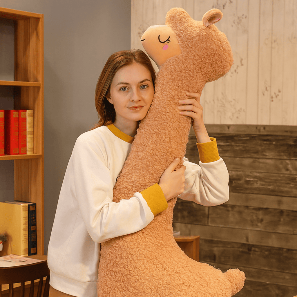 Figura di alpaca in peluche ALPACARESS per decorazione della casa