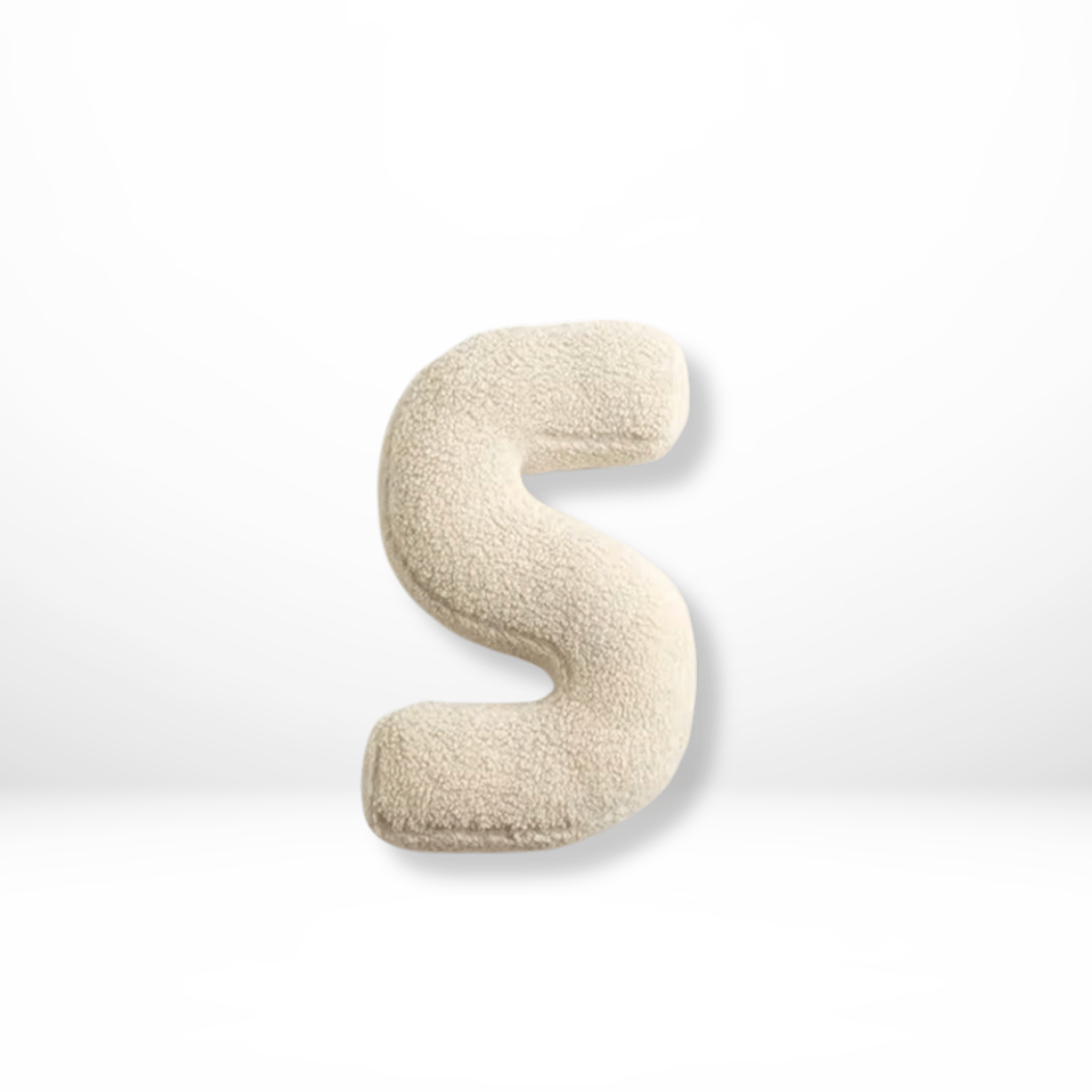 ALPHORA Velvet Alphabet Cushion pro vlastní domácí dekoraci