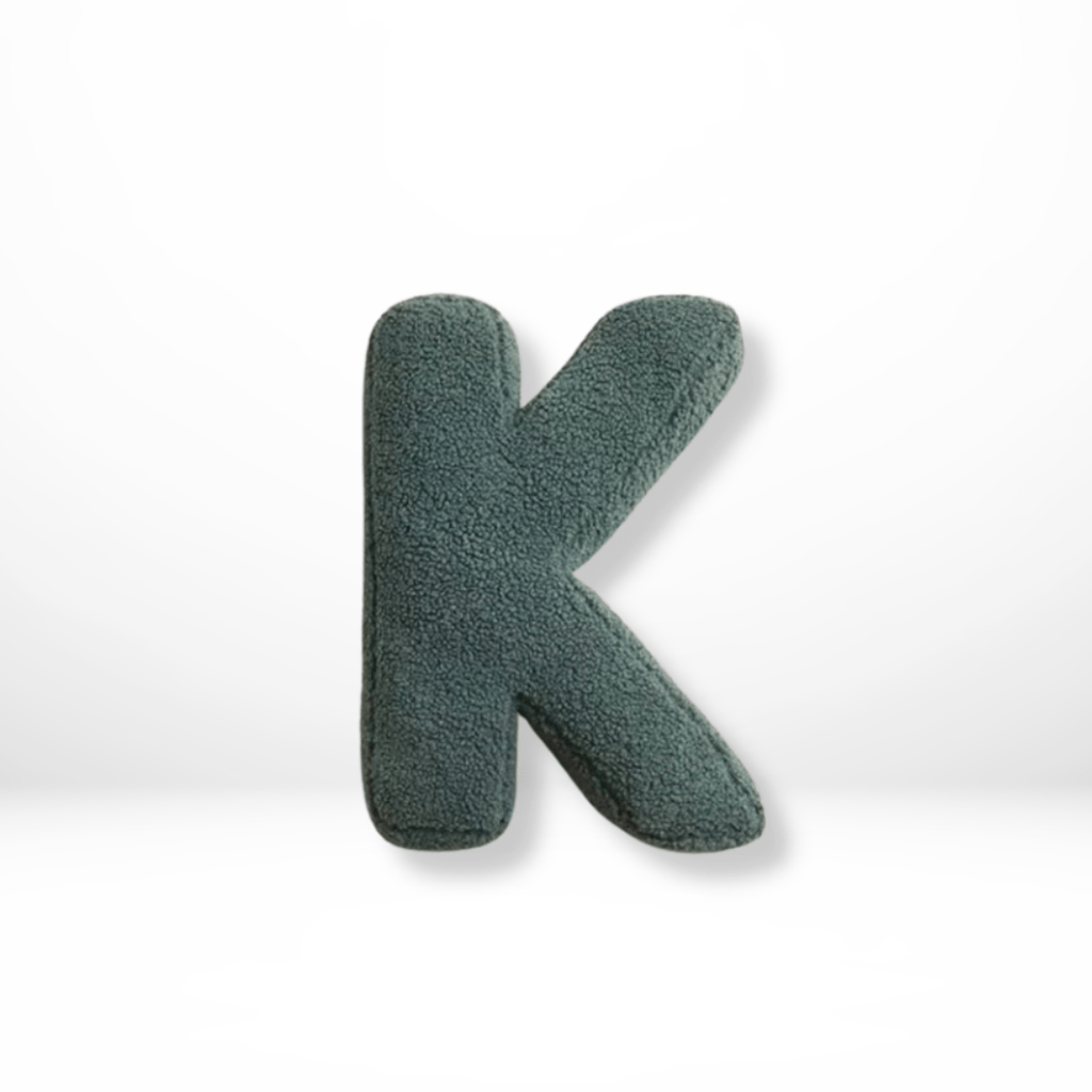 ALPHORA Velvet Alphabet Cushion pro vlastní domácí dekoraci