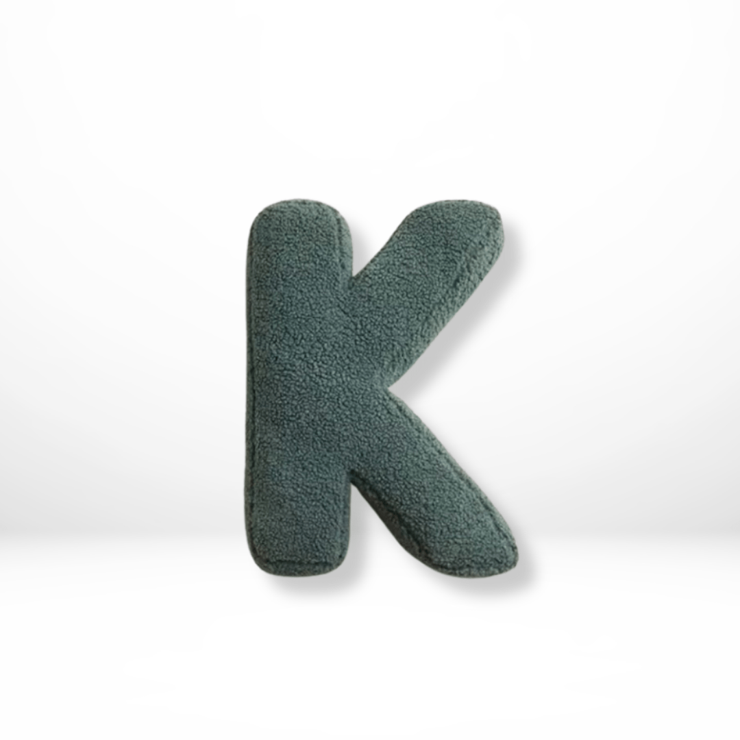 ALPHORA Velvet Alphabet Cushion pro vlastní domácí dekoraci