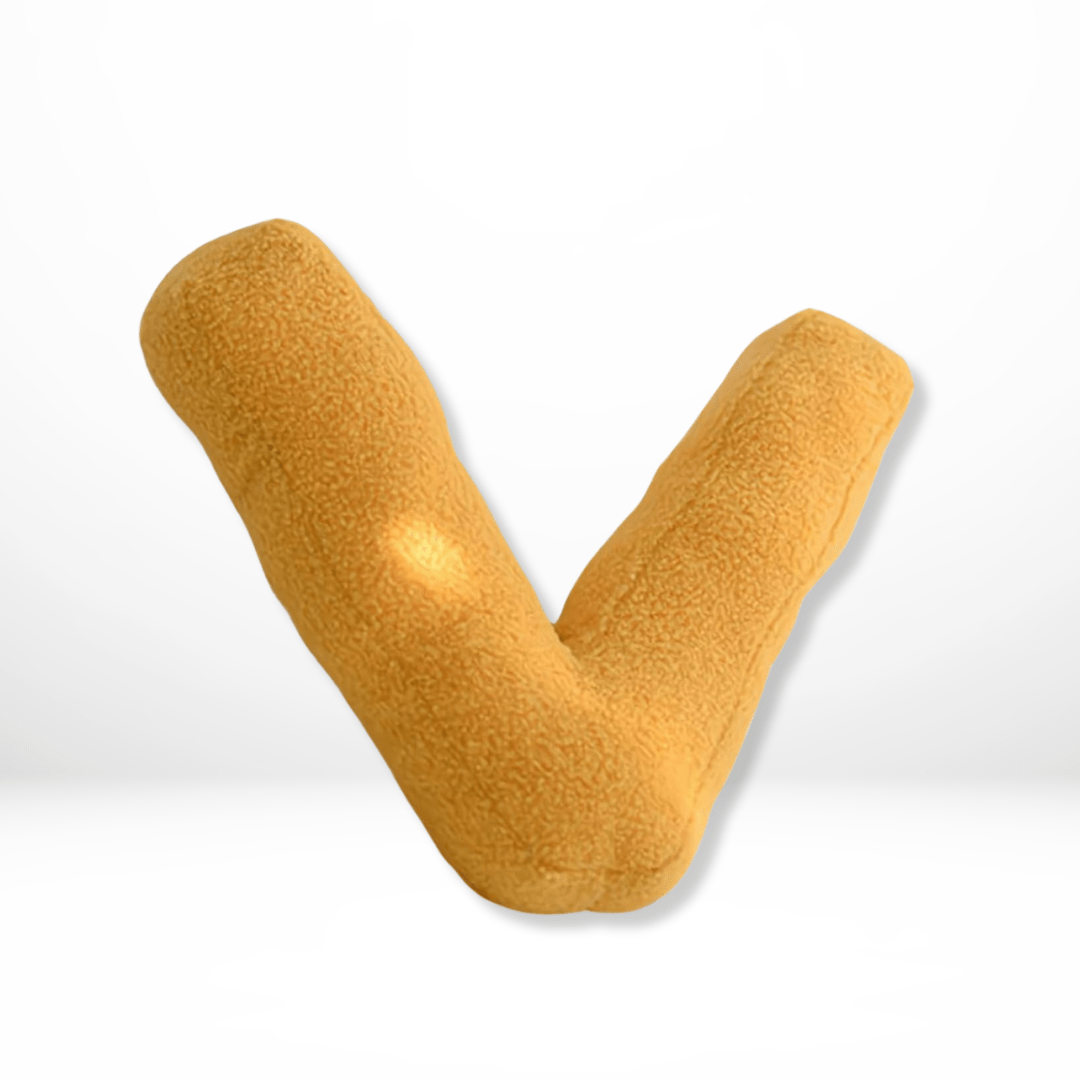 ALPHORA Velvet Alphabet Cushion pro vlastní domácí dekoraci