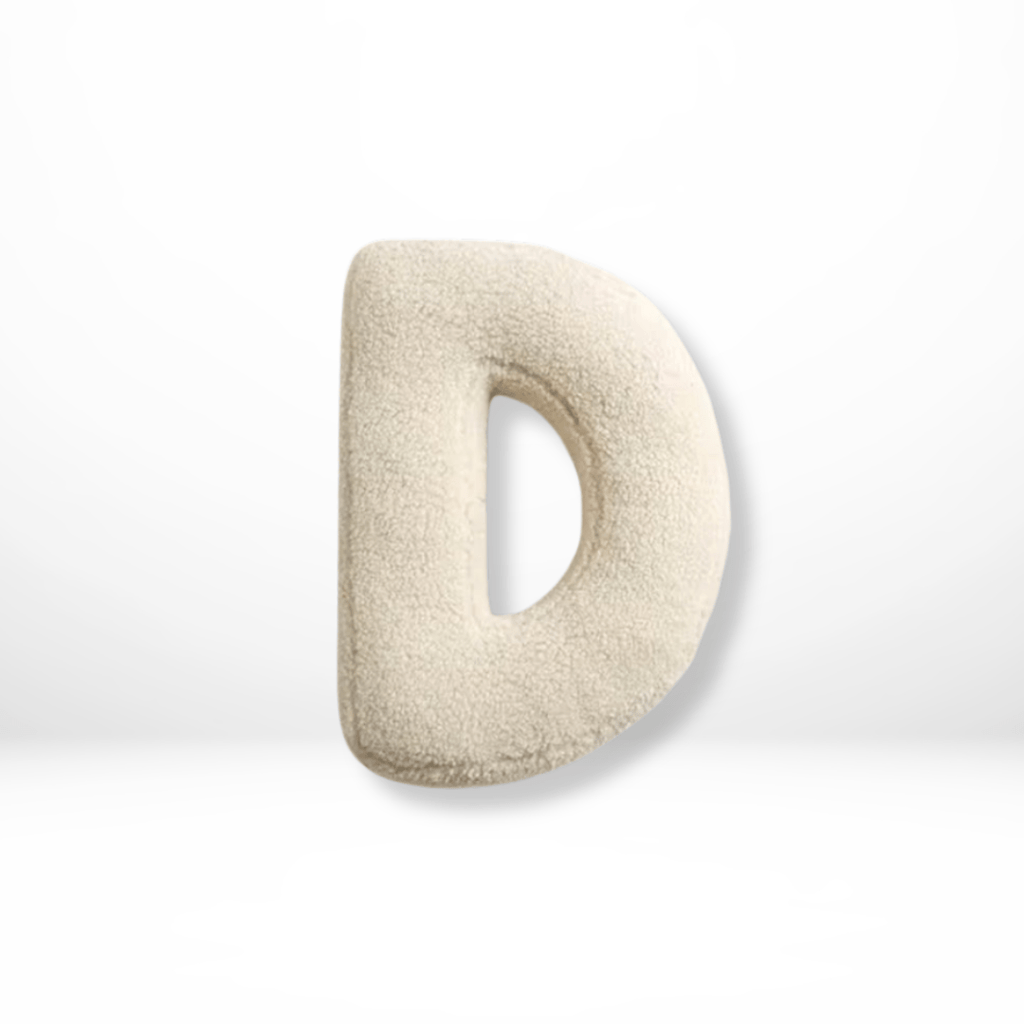 ALPHORA Velvet Alphabet Cushion pro vlastní domácí dekoraci