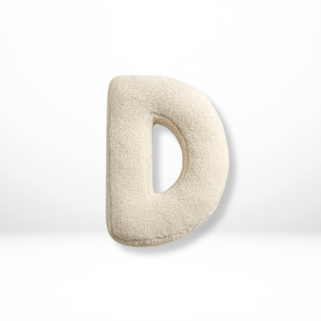 ALPHORA Velvet Alphabet Cushion pro vlastní domácí dekoraci