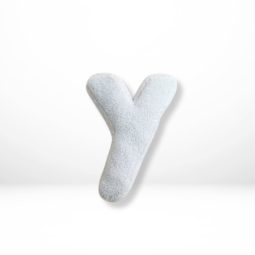 ALPHORA Velvet Alphabet Cushion pro vlastní domácí dekoraci