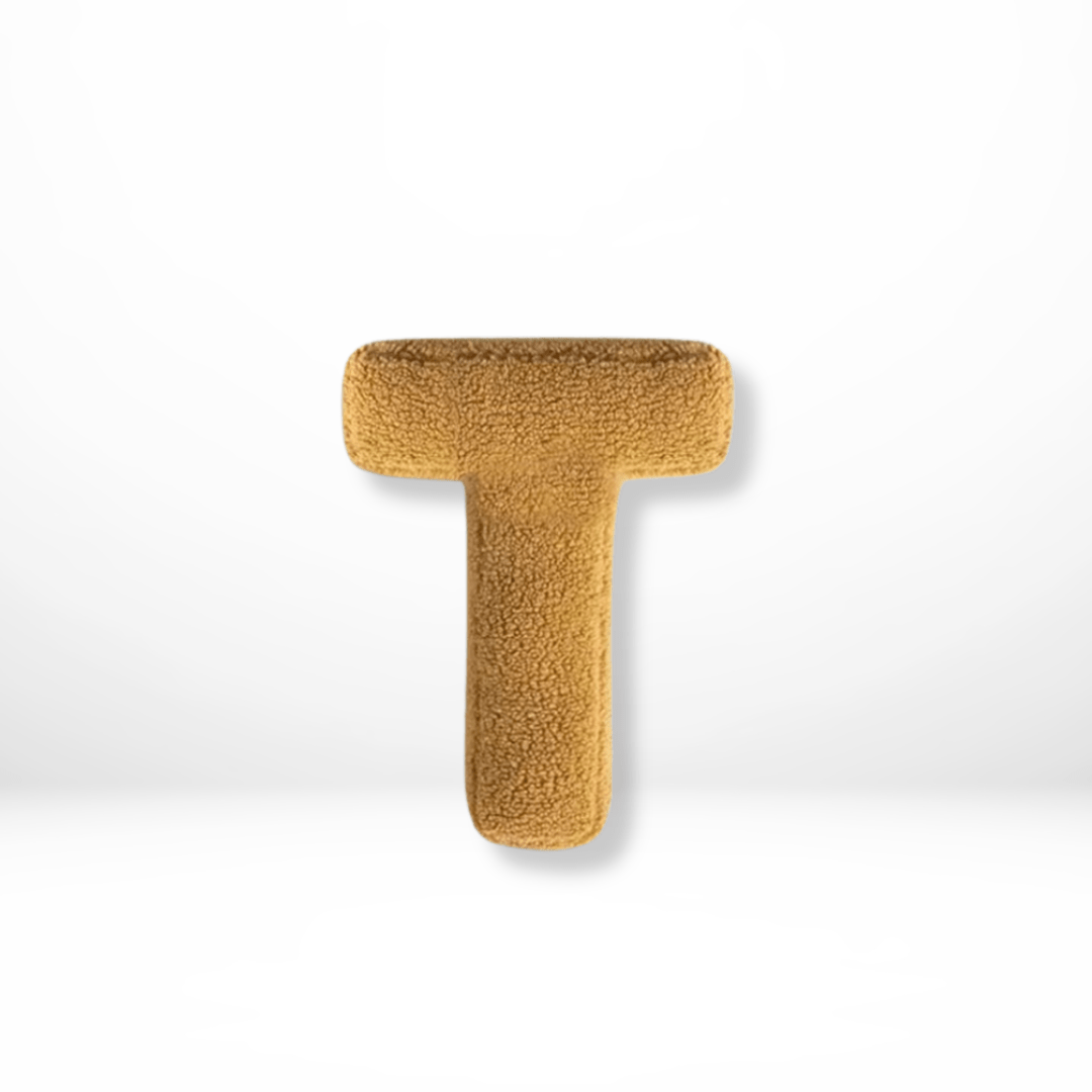 ALPHORA Velvet Alphabet Cushion pro vlastní domácí dekoraci