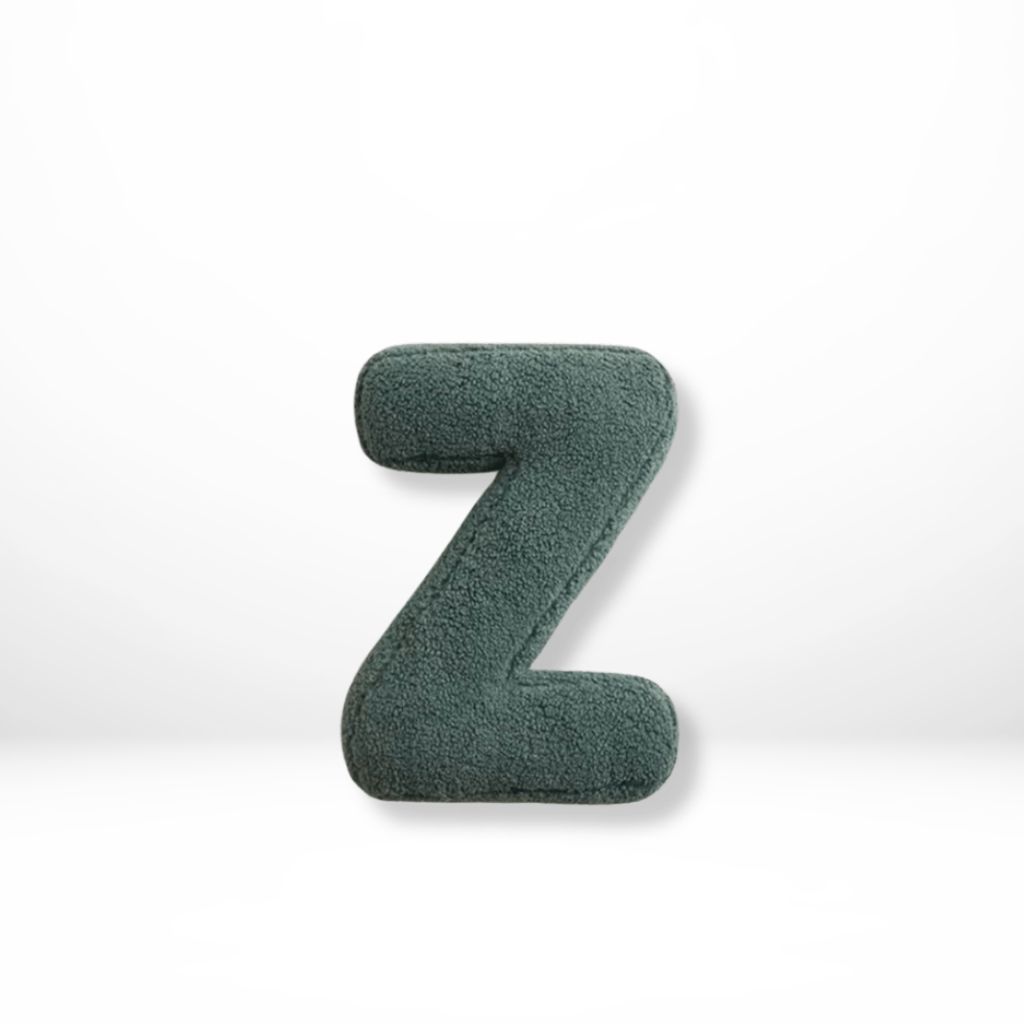 ALPHORA Velvet Alphabet Cushion pro vlastní domácí dekoraci