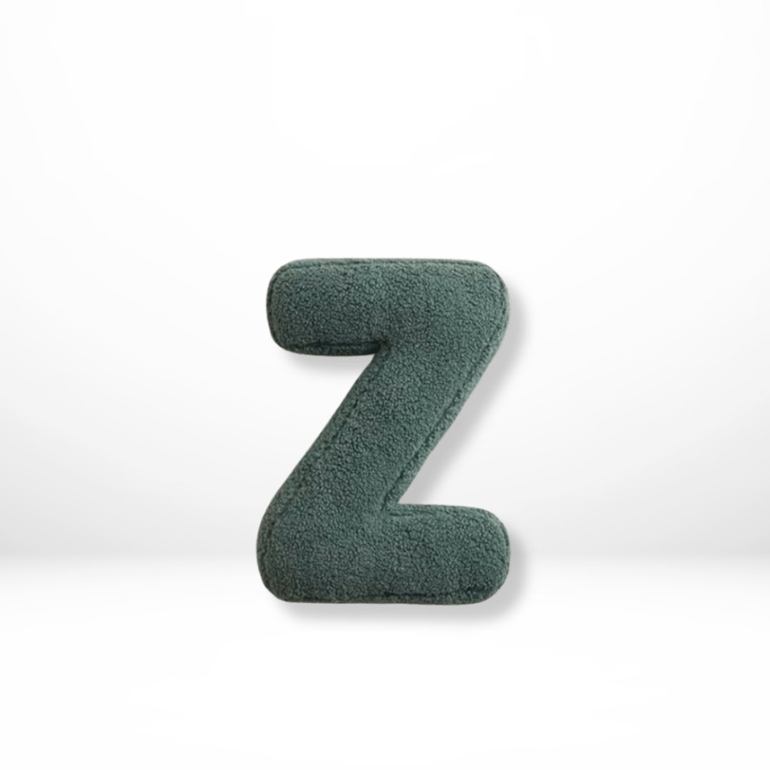 ALPHORA Velvet Alphabet Cushion pro vlastní domácí dekoraci