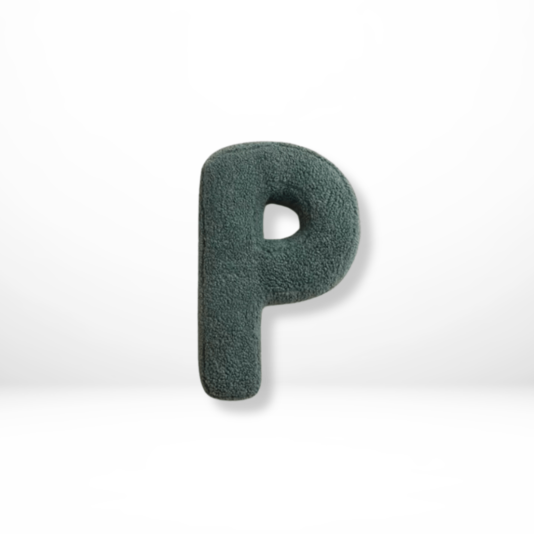 ALPHORA Velvet Alphabet Cushion pro vlastní domácí dekoraci