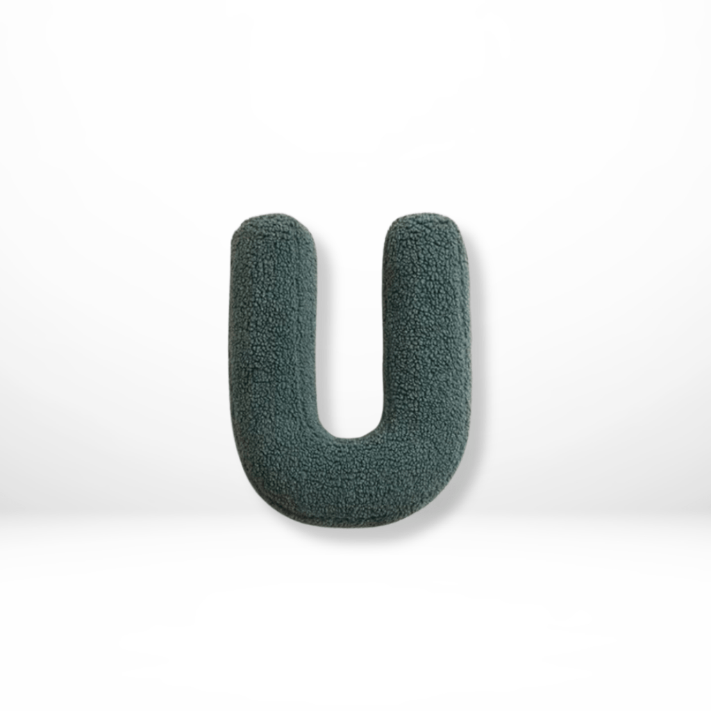ALPHORA Velvet Alphabet Cushion pro vlastní domácí dekoraci