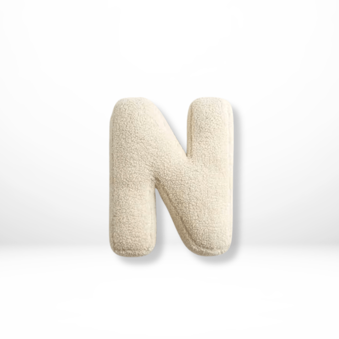ALPHORA Velvet Alphabet Cushion pro vlastní domácí dekoraci