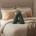 ALPHORA Velvet Alphabet Cushion pro vlastní domácí dekoraci