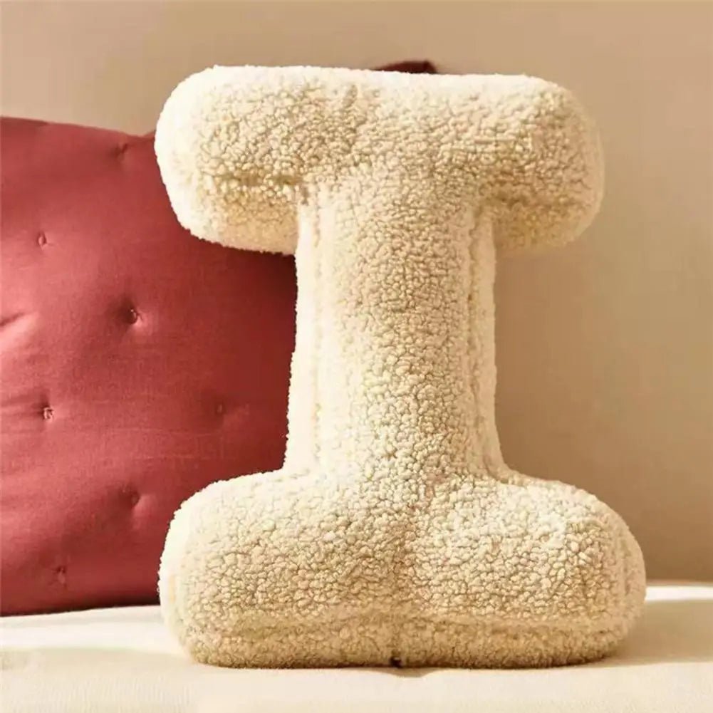 ALPHORA Velvet Alphabet Cushion pro vlastní domácí dekoraci