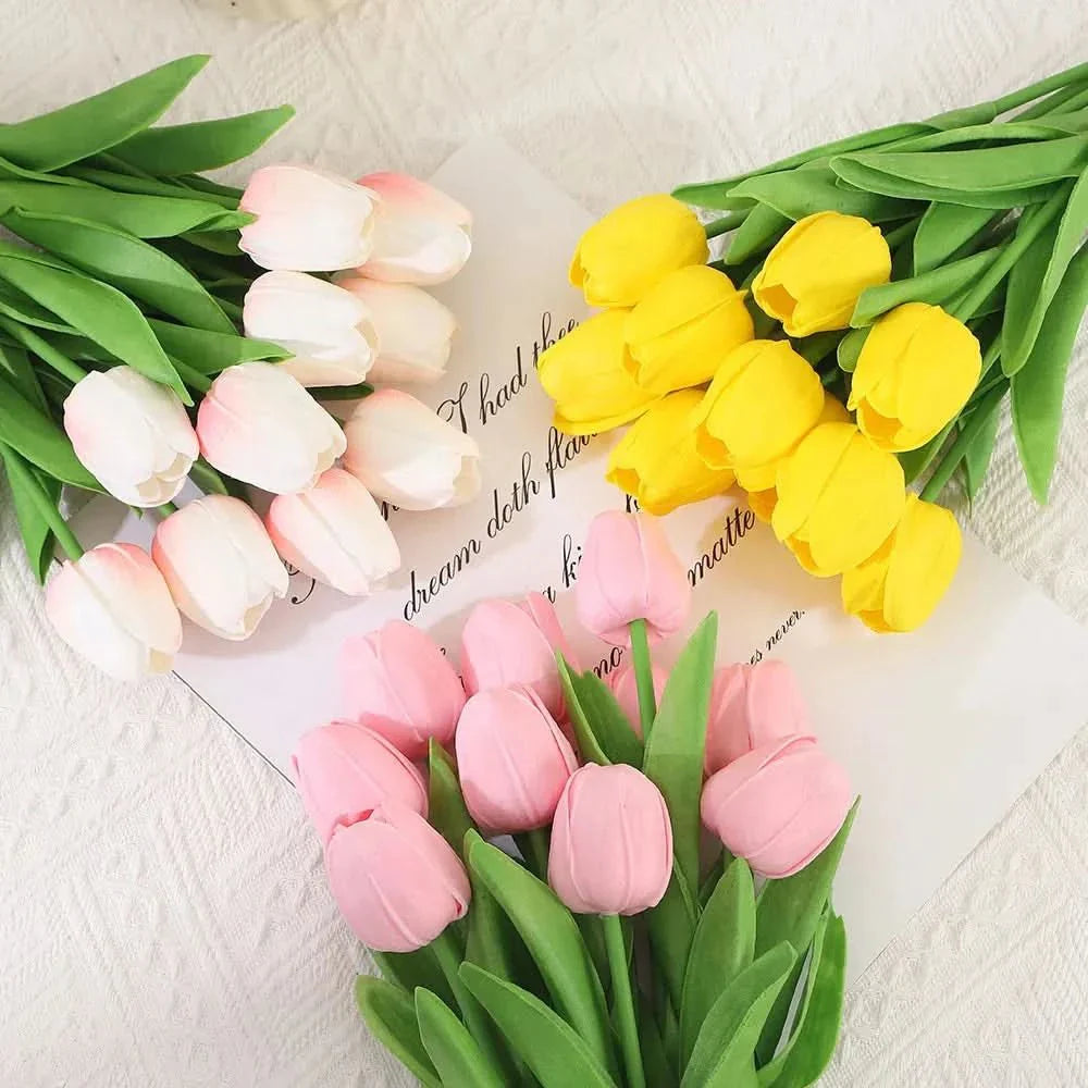 AMBIATULIP realistické tulipány pro klidnou a elegantní domácí dekoraci