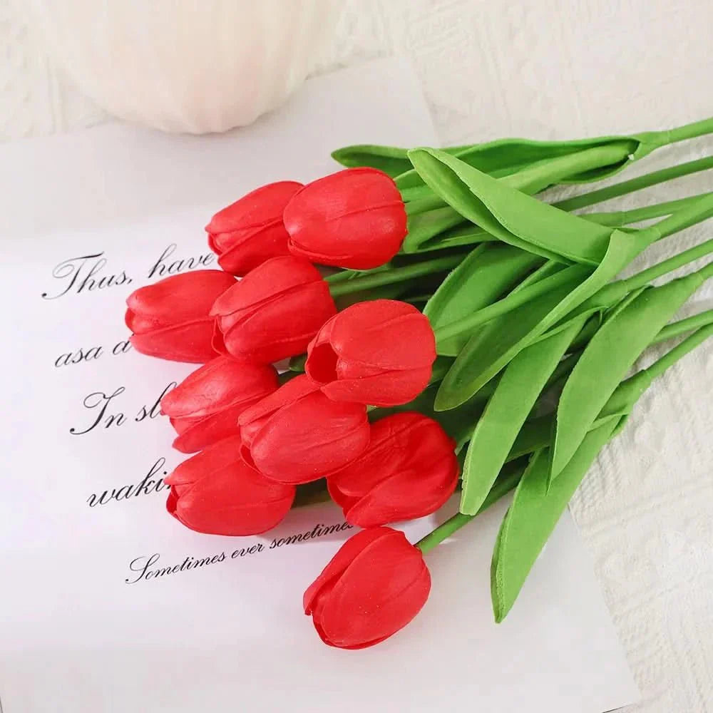 AMBIATULIP realistické tulipány pro klidnou a elegantní domácí dekoraci