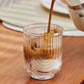 Amerikanisches Eiskaffee-Glas
