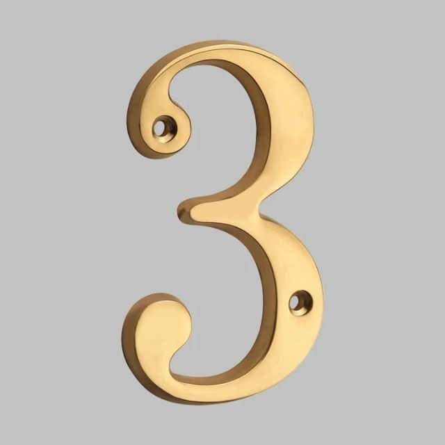 AnchorDigits Durable House Numbers In Classic Design