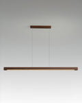 Minimalist Japanese Walnut Pendant Light