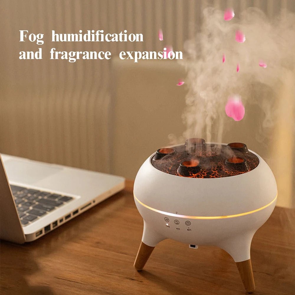 AQUADRIFT Jellyfish Luftfugter og Olie Diffuser med Fjernbetjening