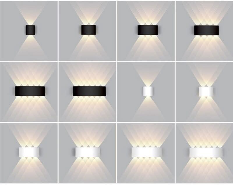 AstraGlow vanntett LED utendørs vegglampe med aluminium, energieffektiv