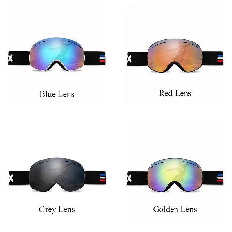 ARCTICFOCUS Anti-Fog Ski Goggles For Snowboarding And Snowmobiling