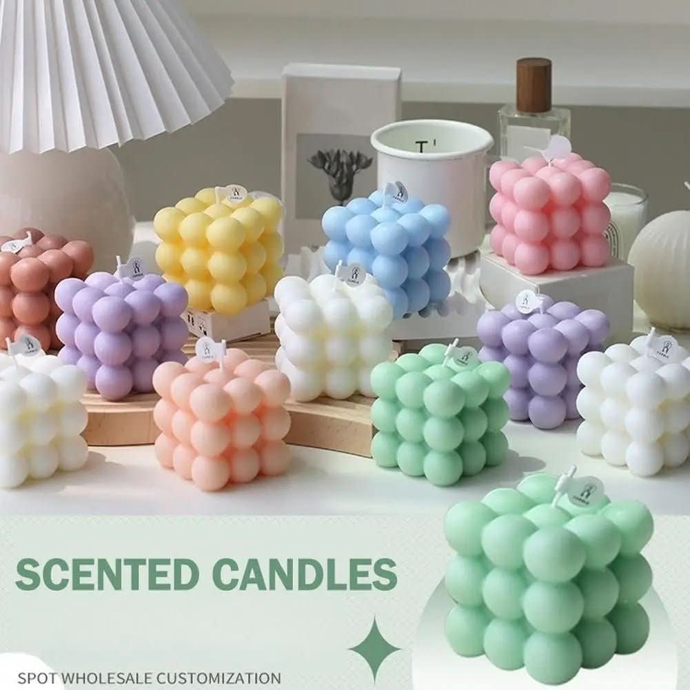 AromaCube Scented Candle In A Modern Cube Design For Home Decor
