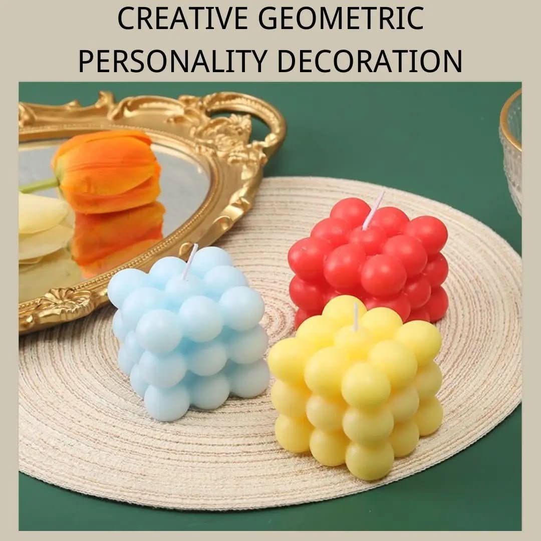 AromaCube Scented Candle In A Modern Cube Design For Home Decor