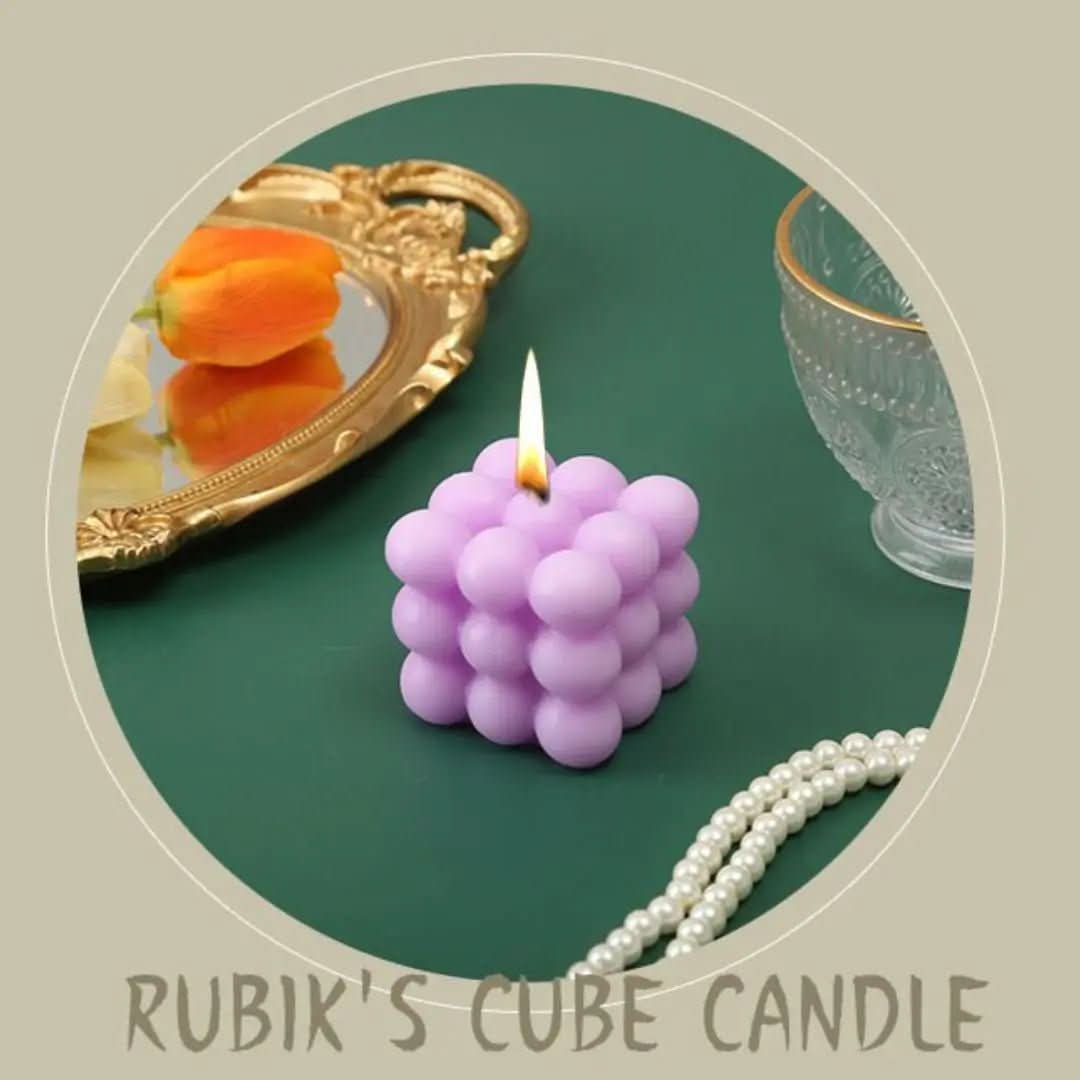AromaCube Scented Candle In A Modern Cube Design For Home Decor