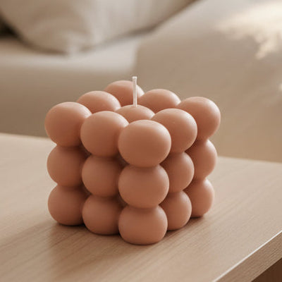 AromaCube Scented Candle In A Modern Cube Design For Home Decor