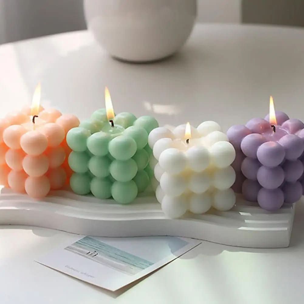 AromaCube Scented Candle In A Modern Cube Design For Home Decor