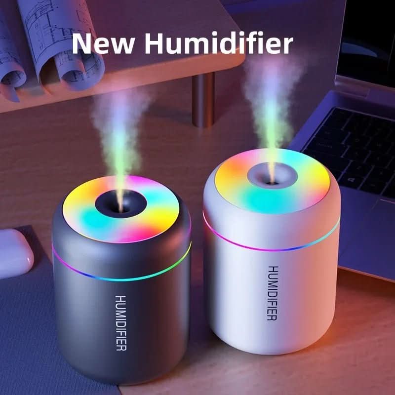 AromaMist Mini USB Humidifier Featuring LED Lighting 180ml
