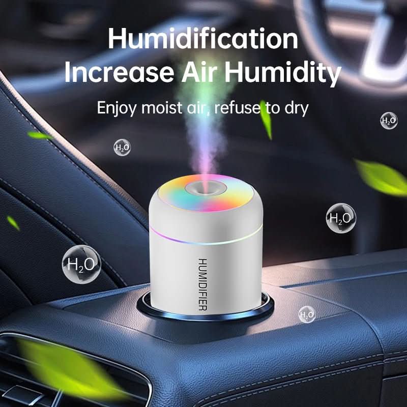 AromaMist Mini USB Humidifier Featuring LED Lighting 180ml