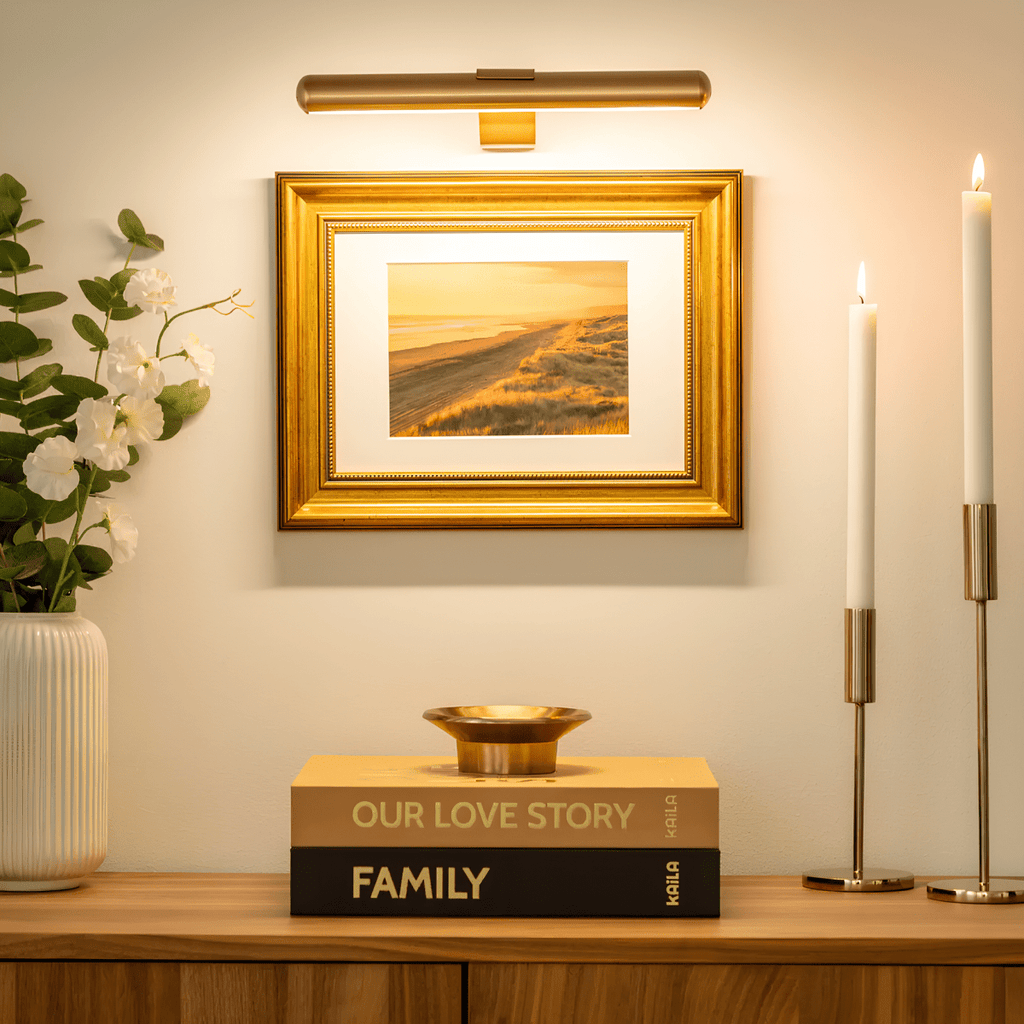 ArtGlow bezdrátová LED nástěnná lampa pro vystavení umění a domácí dekoraci