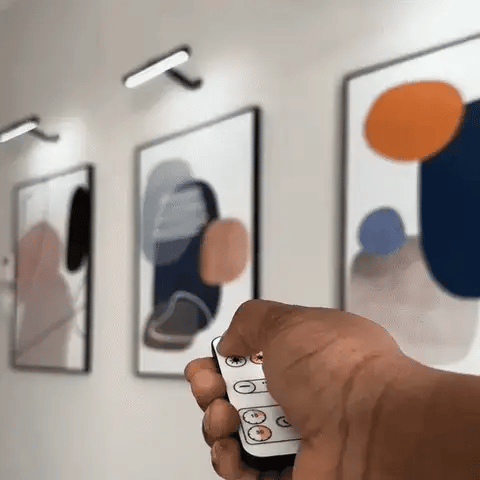 ArtGlow bezdrátová LED nástěnná lampa pro vystavení umění a domácí dekoraci