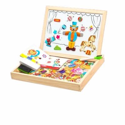 Tablica ArtMagnet dla dzieci: drewniana powierzchnia w stylu Montessori do rysowania magnetycznego