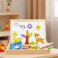 Tablica ArtMagnet dla dzieci: drewniana powierzchnia w stylu Montessori do rysowania magnetycznego