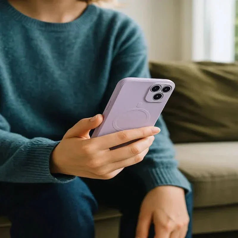 NovaGuard magnetický měkký silikonový obal pro iPhone 17 s bezpečným úchopem