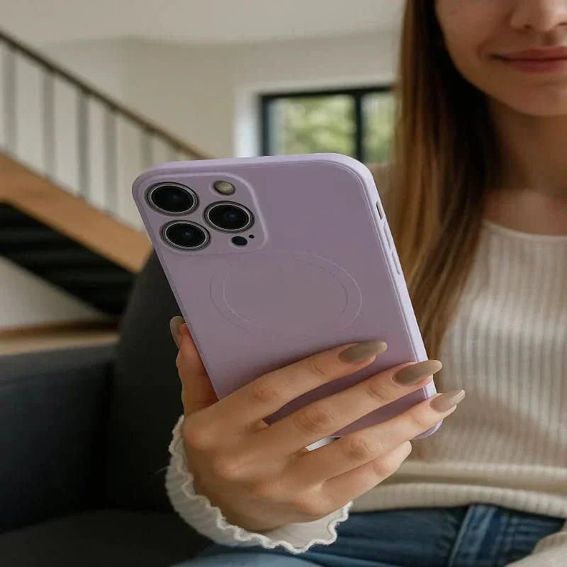 NovaGuard magnetický měkký silikonový obal pro iPhone 17 s bezpečným úchopem