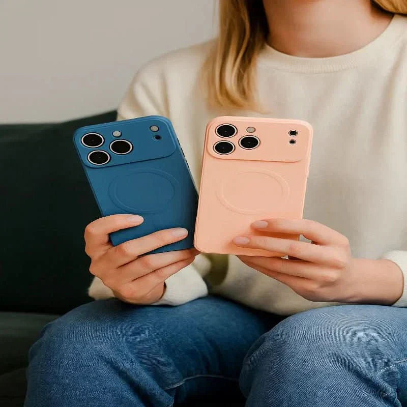 NovaGuard magnetický měkký silikonový obal pro iPhone 17 s bezpečným úchopem