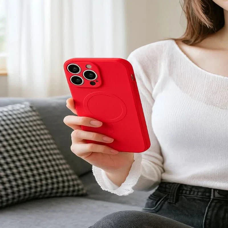 NovaGuard magnetický měkký silikonový obal pro iPhone 17 s bezpečným úchopem