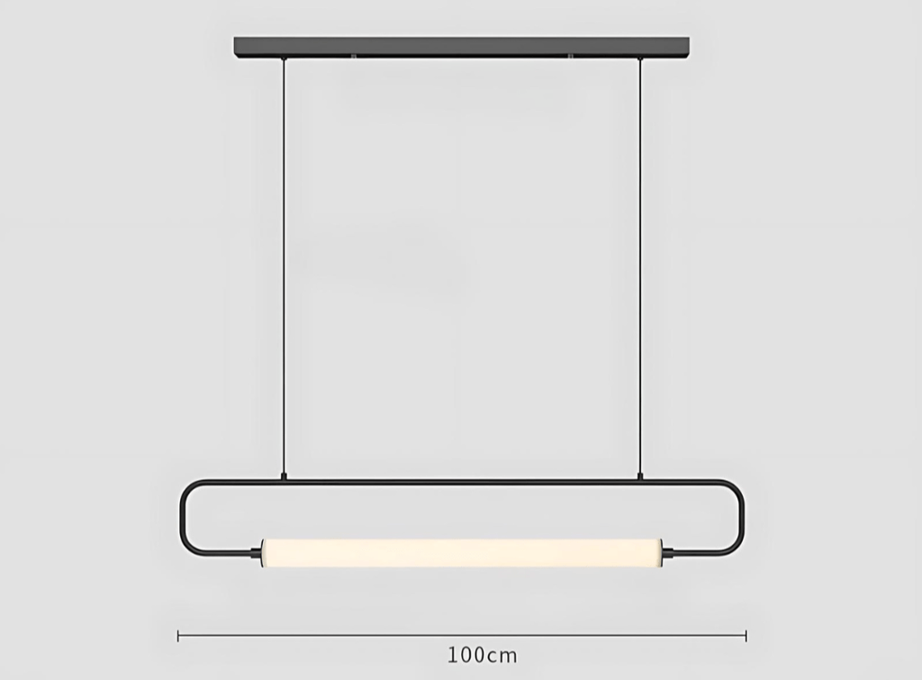NovaLume Ledningspendel Med LED Én Pære Metal Finish
