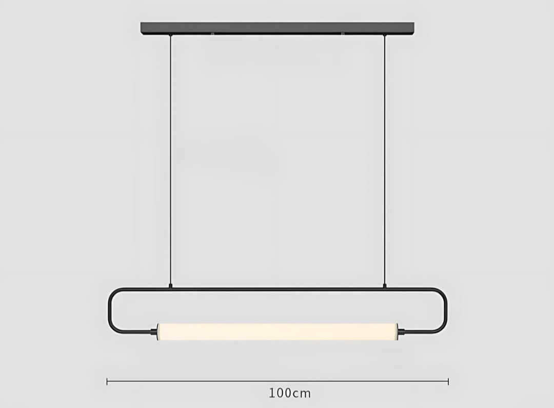NovaLume Ledningspendel Med LED Én Pære Metal Finish