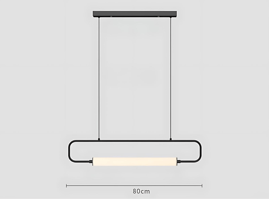 NovaLume Ledningspendel Med LED Én Pære Metal Finish