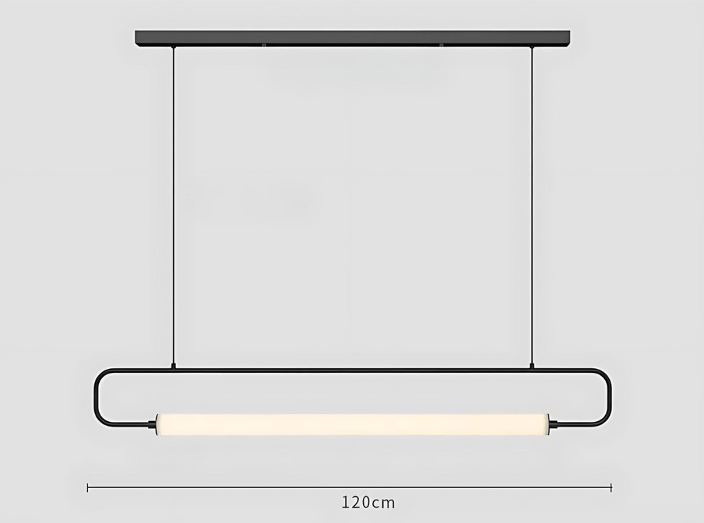 NovaLume Ledningspendel Med LED Én Pære Metal Finish