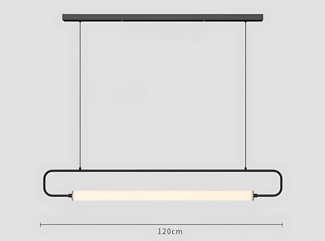 NovaLume Ledningspendel Med LED Én Pære Metal Finish