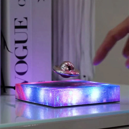 ASTROGLOW Floating Magnetic Spaceship LED Night Light