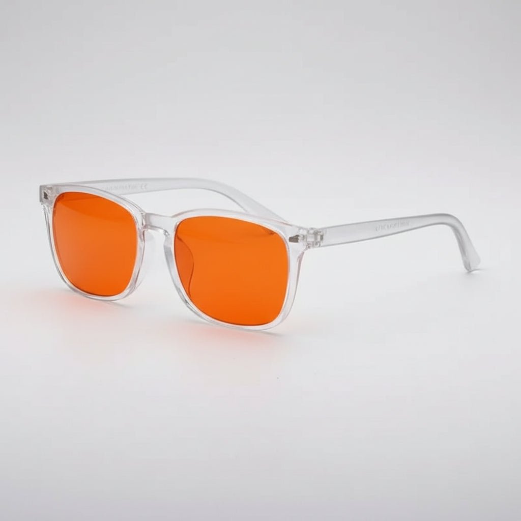 Blue Light Filter Eyewear With Custom Lenses In Red, Yellow Or Orange