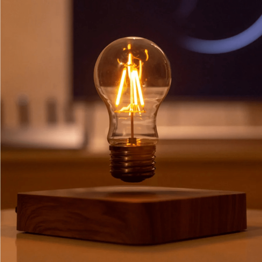 Żarówka LED LumiGlide z lewitacją magnetyczną i sterowaniem dotykowym