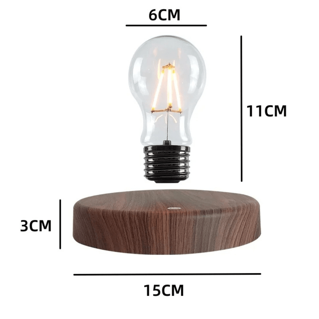 Żarówka LED LumiGlide z lewitacją magnetyczną i sterowaniem dotykowym