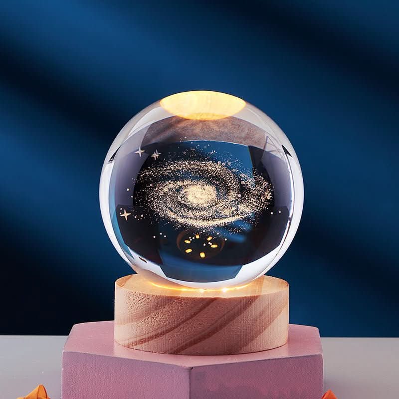 AURASHINE Dreamy Night Crystal Lamp With Subtle LED Glow