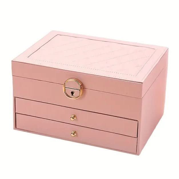 Aurelia Box Læder Organizer til Smykker med Flere Lag